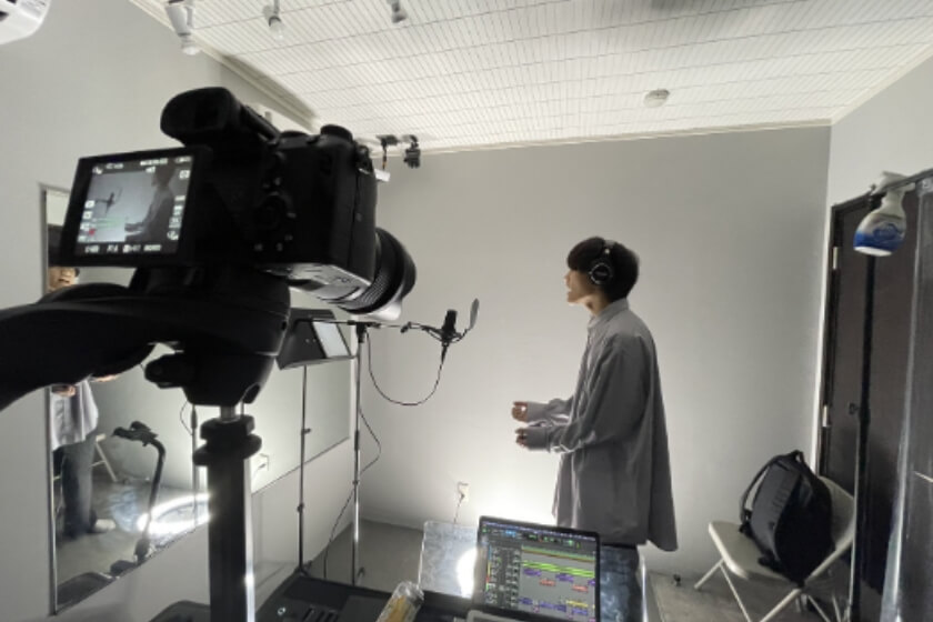 動画撮影の様子