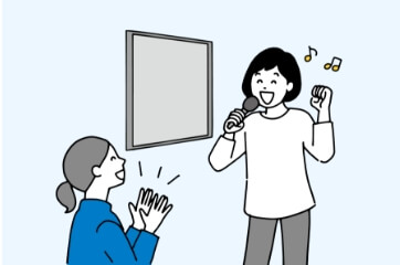 体験レッスンのイラスト