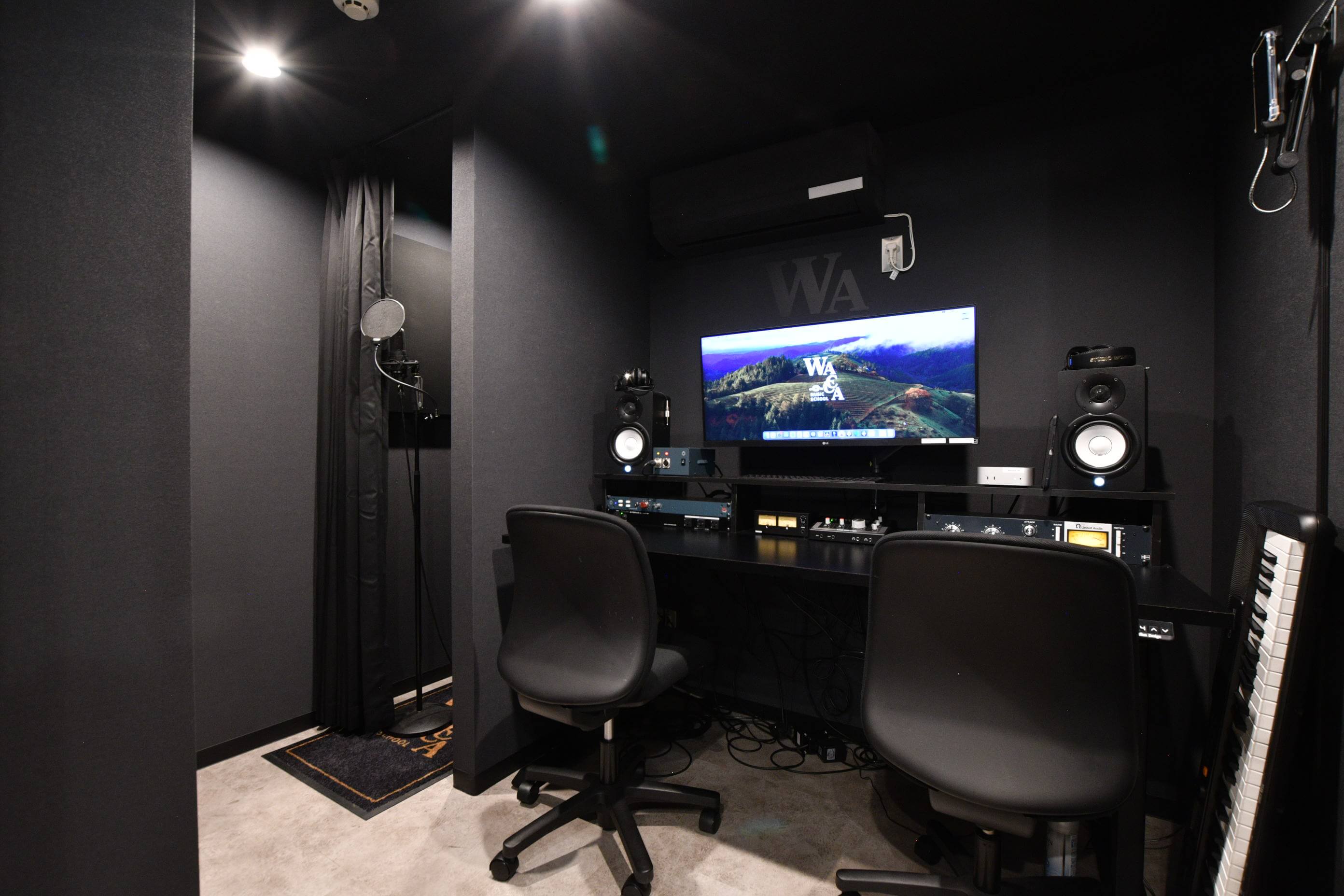 レコーディング室の写真