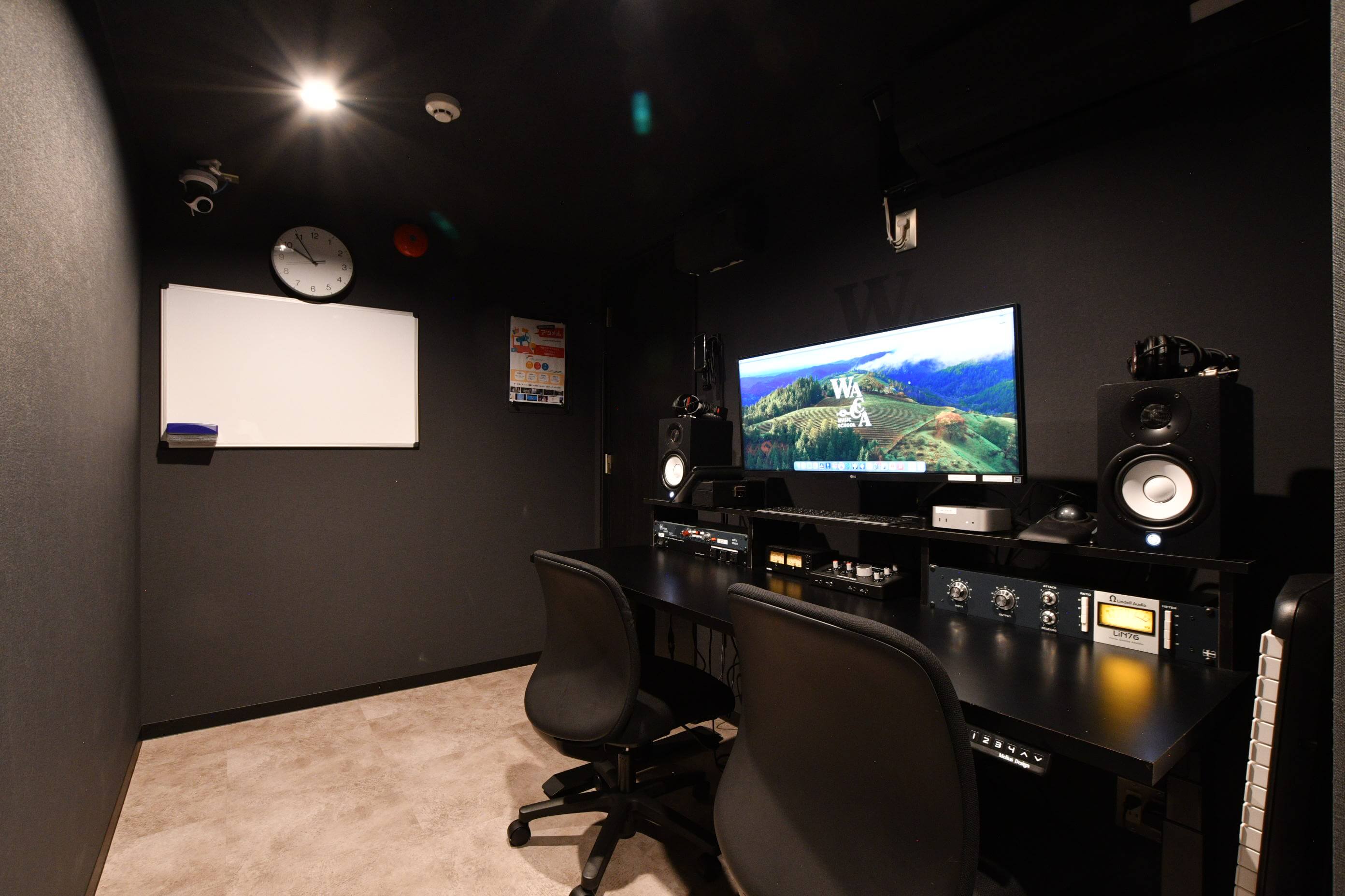 レコーディング室の写真